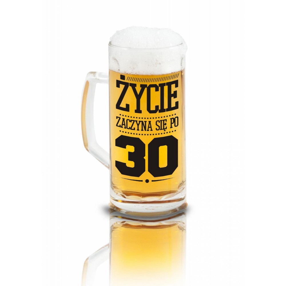 Kufel życie zaczyna się po 30 500 ml