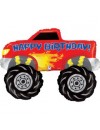 Balon foliowy Happy Birthday Monster Truck