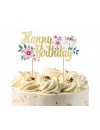 Topper na tort Kotek - Happy Birthday, 15x19cm