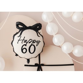 Balon foliowy Happy ''60'', 47,5x45 cm