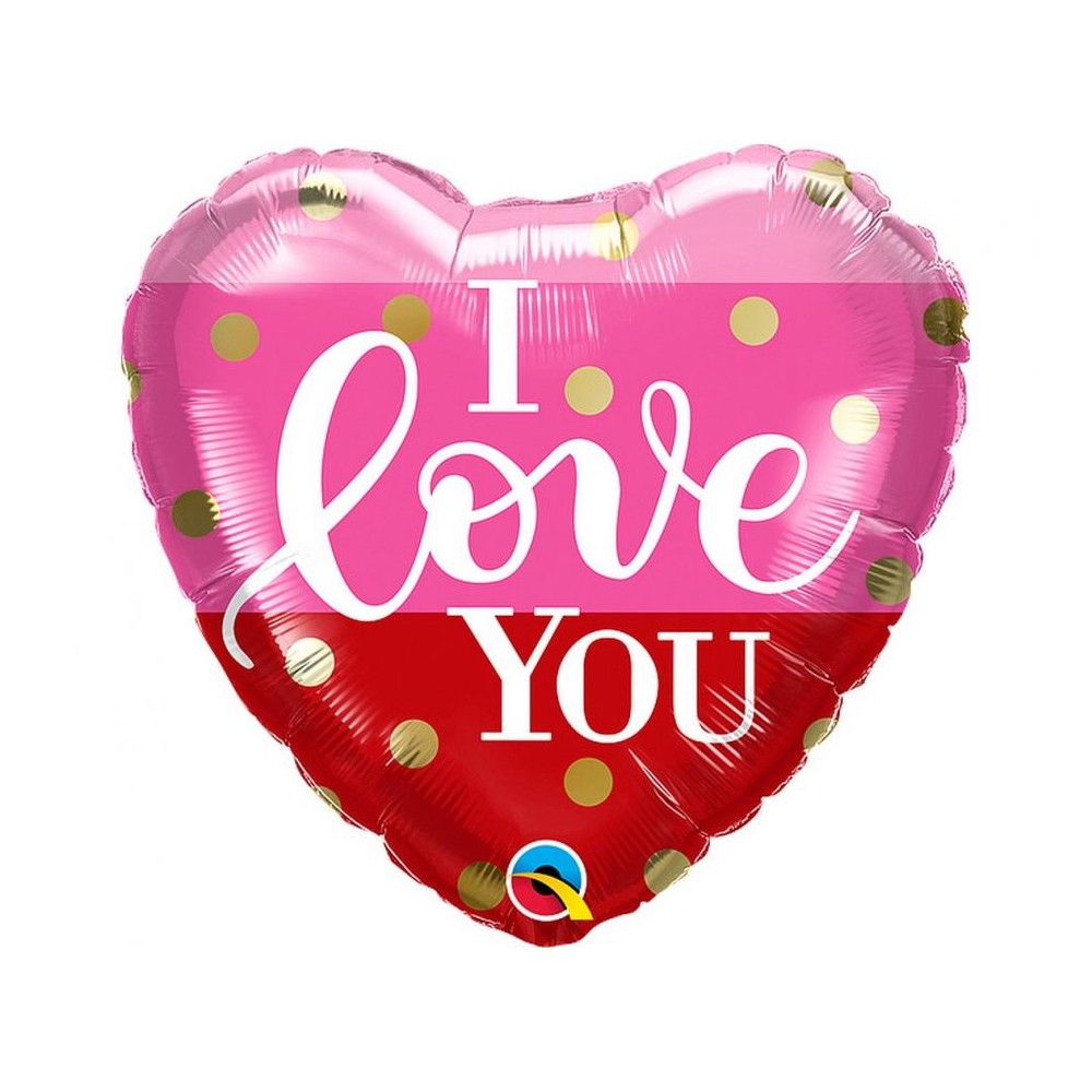 Balon foliowy serce I love you, 18"