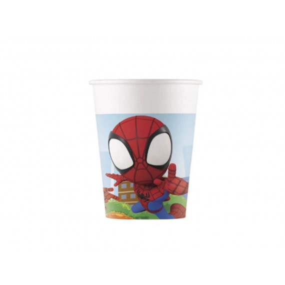 Kubeczki papierowe, Spidey & His Amazing Friends, 200ml, 8 szt.