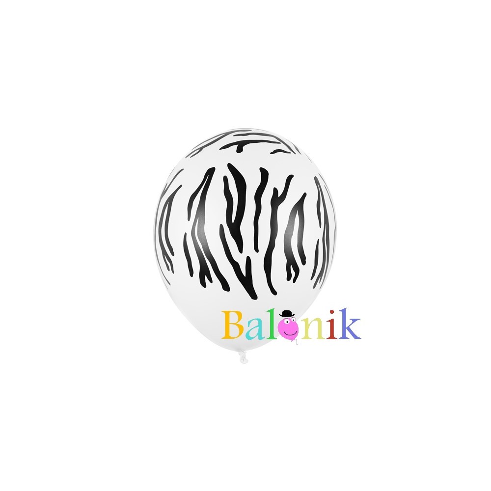 Balon lateksowy Zebra