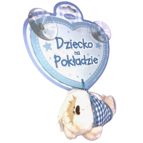 Zawieszka do samochodu dziecko na pokładzie FIZZY-MOON