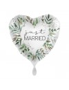 Balon foliowy serce "JUST MARRIED"