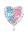 Balon foliowy serce "BOY ? GIRL"