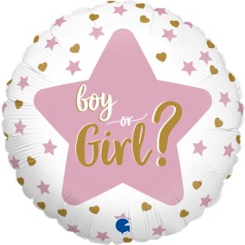 Balon foliowy Boy or Girl dwustronny 18"