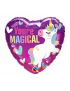 Balon foliowy serce you're magical / jednorożec 18" QL