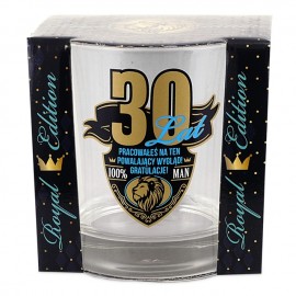 Szklanka do Whisky 270ml - 30 Lat - ROYAL EDITION